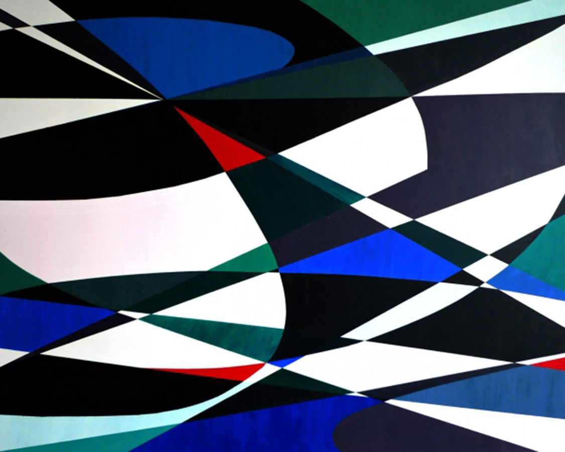 UNTITLED 2009, Acryl auf MDF 80x100 cm