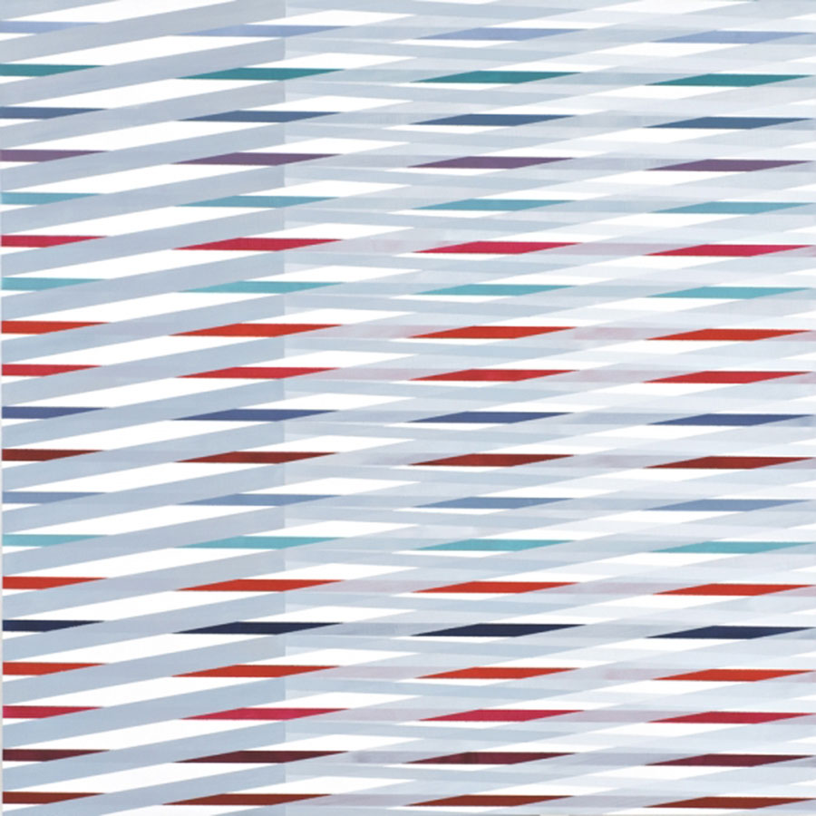 TWIST XX 2012, Acryl auf MDF, 80x80 cm