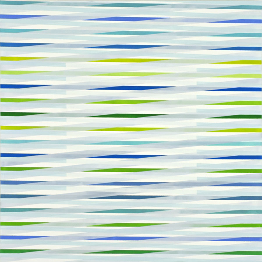 TWIST XIX 2012, Acryl auf MDF, 80x80 cm