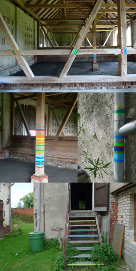 ATELIERHOF WERENZHAIN, FARBINTERVENTIONEN