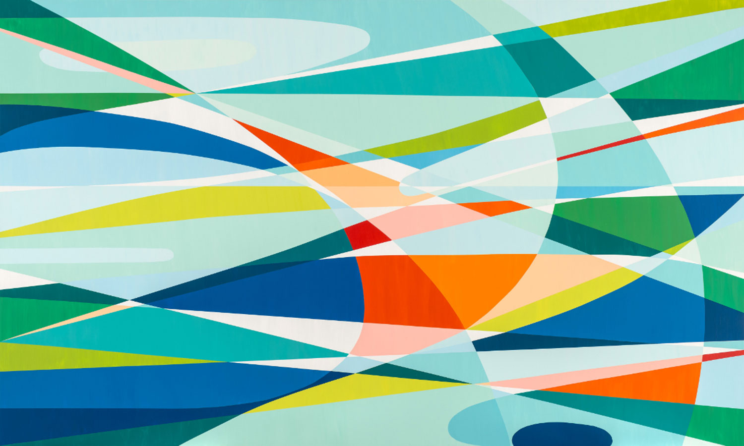 UNTITLED 2015, Acryl auf Aludibond 120x200 cm