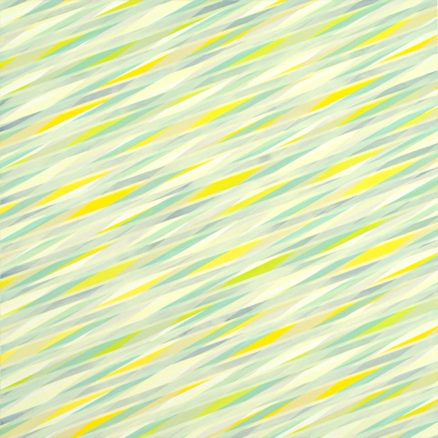 NOISY TWISTED VIII 2013, Acryl auf MDF, 80x80 cm