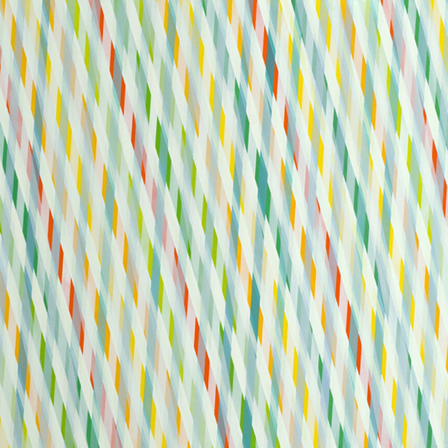 NOISY TWISTED VII 2013, Acryl auf MDF, 80x80 cm
