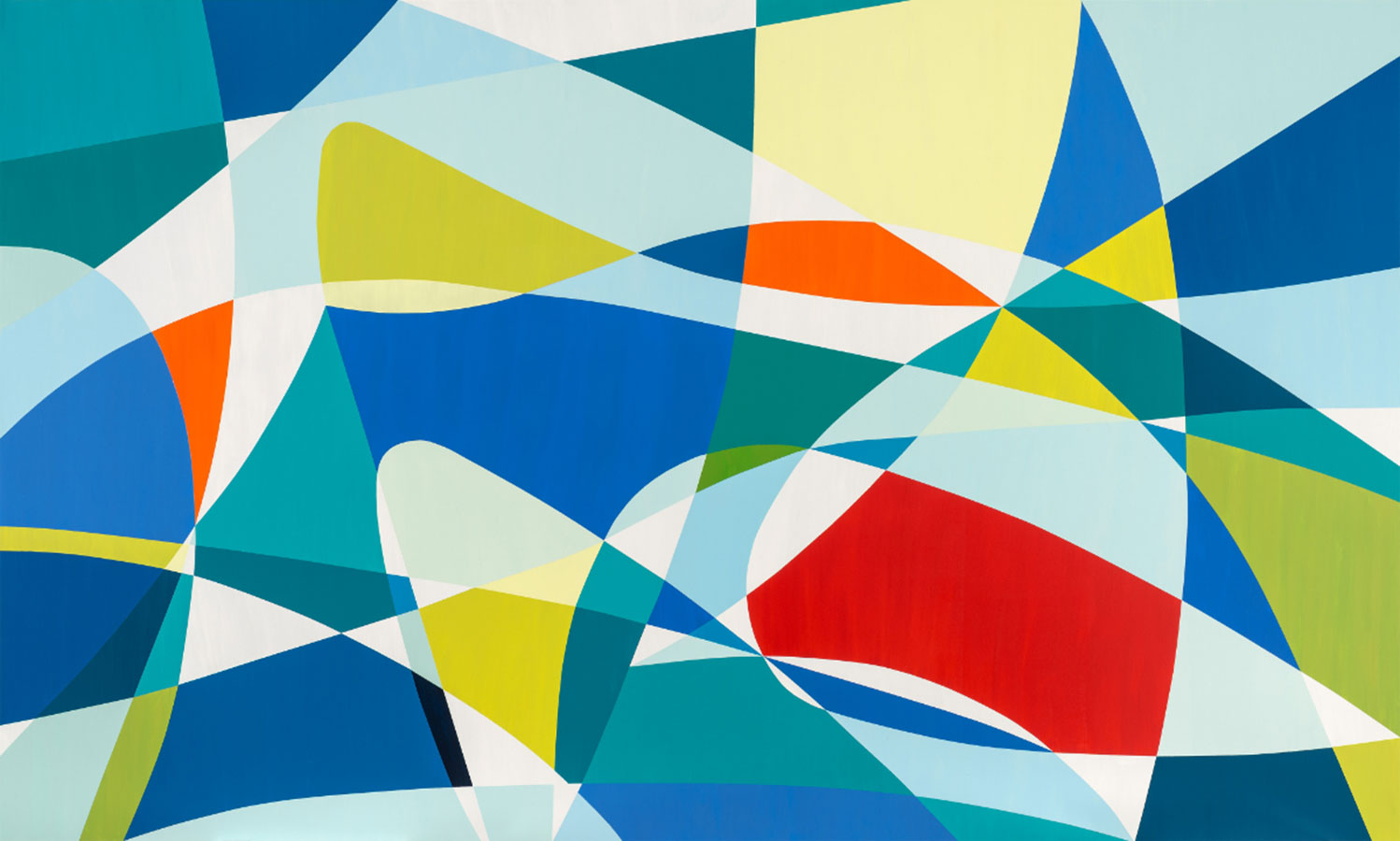 UNTITLED 2015, Acryl auf Aludibond 120x200 cm
