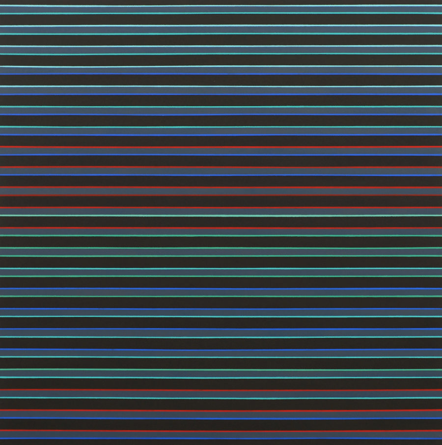 LINIO I 2016, Acryl auf Leinwand, 100X100CM