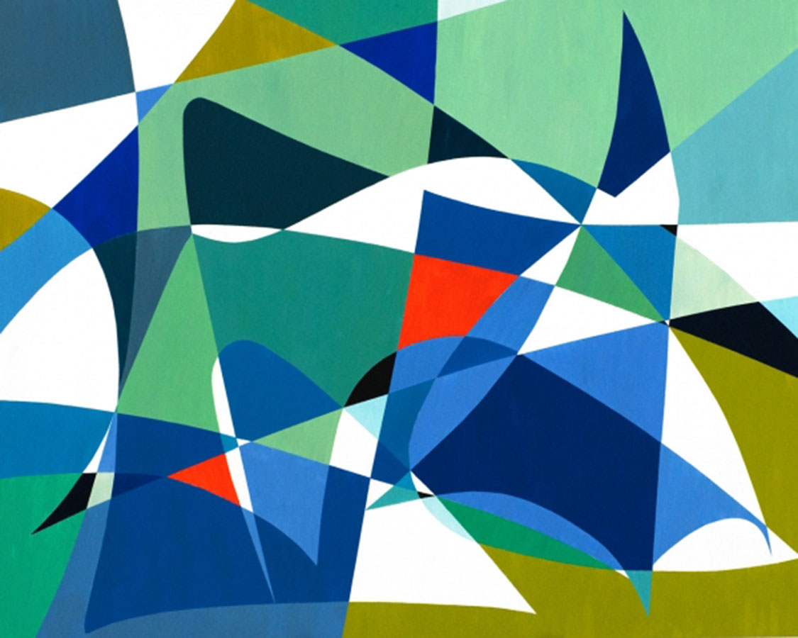 UNTITLED 2009, Acryl auf MDF 80x100 cm