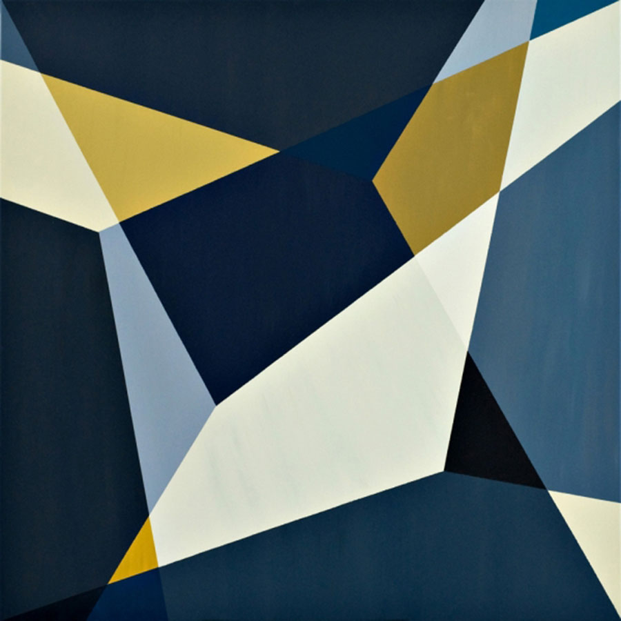 INSIDE/OUTSIDE III 2010, Acryl auf Leinwand 100x100 cm